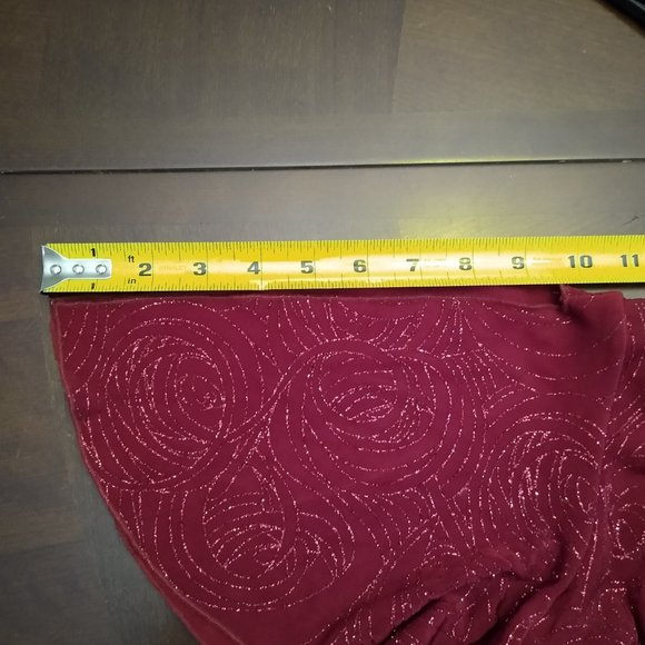 Red Glitter Christmas Top, Like New, Vintage (early 90s) Arden B - Size XS - Picture 16 of 16